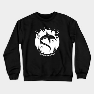 Respect the shark - Shark conservation Crewneck Sweatshirt